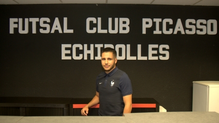 Nassim Boudebibah (FC Picasso) en équipe de France de futsal